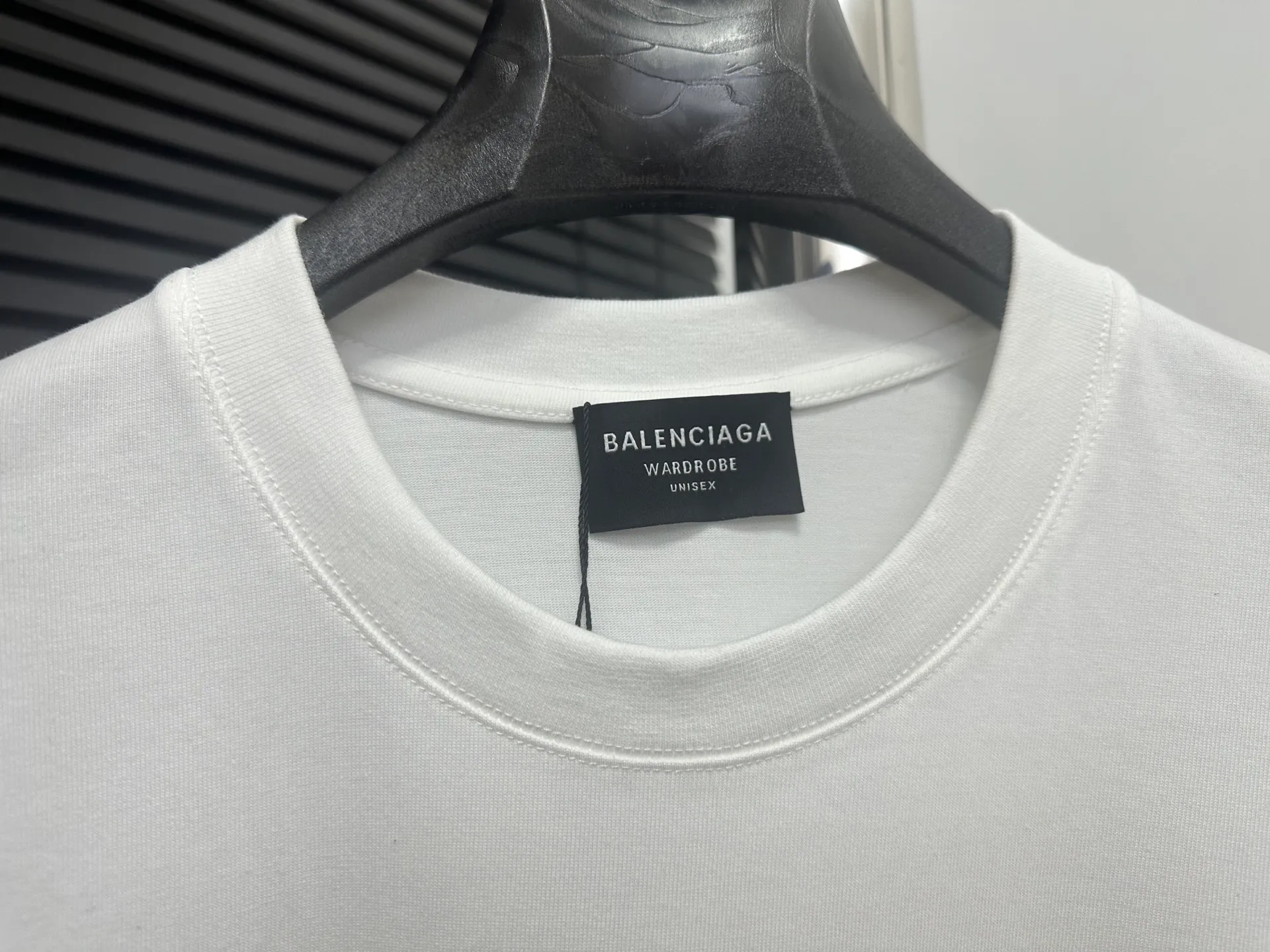 【BALENCIAGA 】 T 280 Same Style ：White Black Size：s-XL